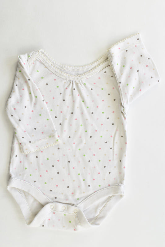Baby Gap Size 0-3 months Polka Dots Bodysuit