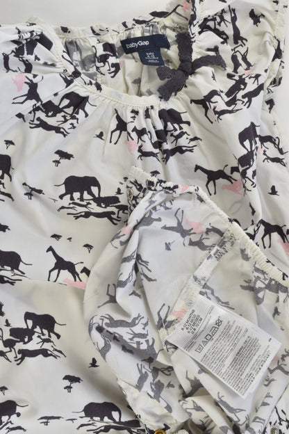 Baby Gap Size 0 (6-12 months) Safari Animals Playsuit