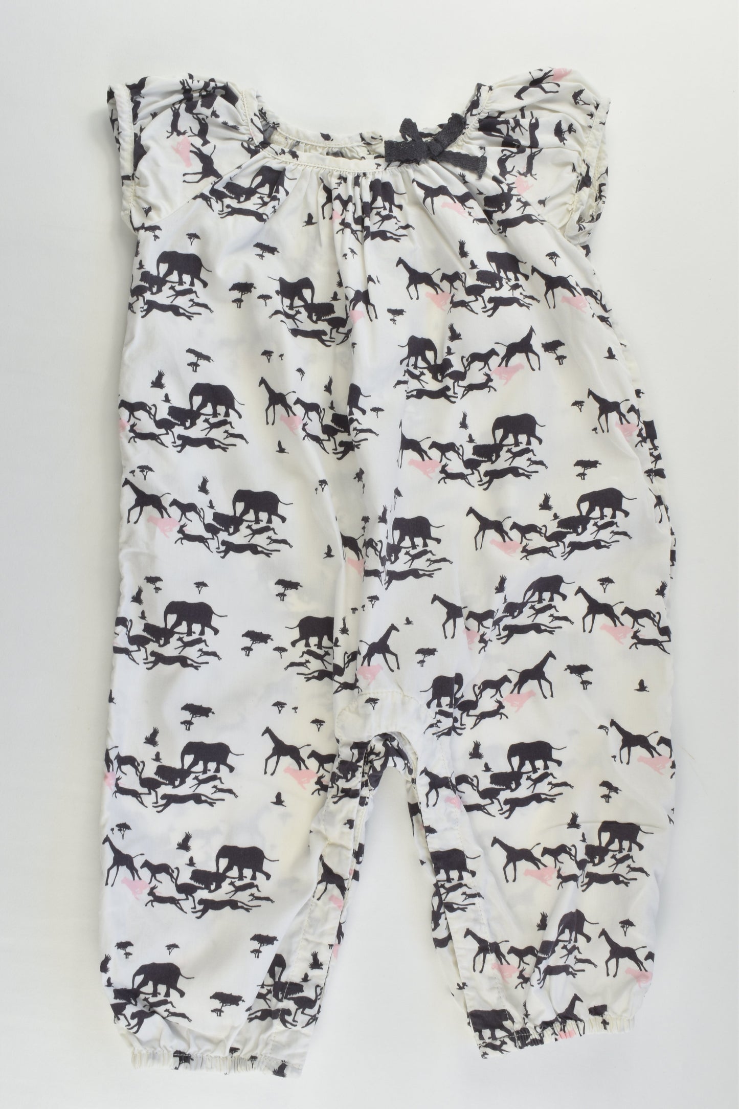 Baby Gap Size 0 (6-12 months) Safari Animals Playsuit