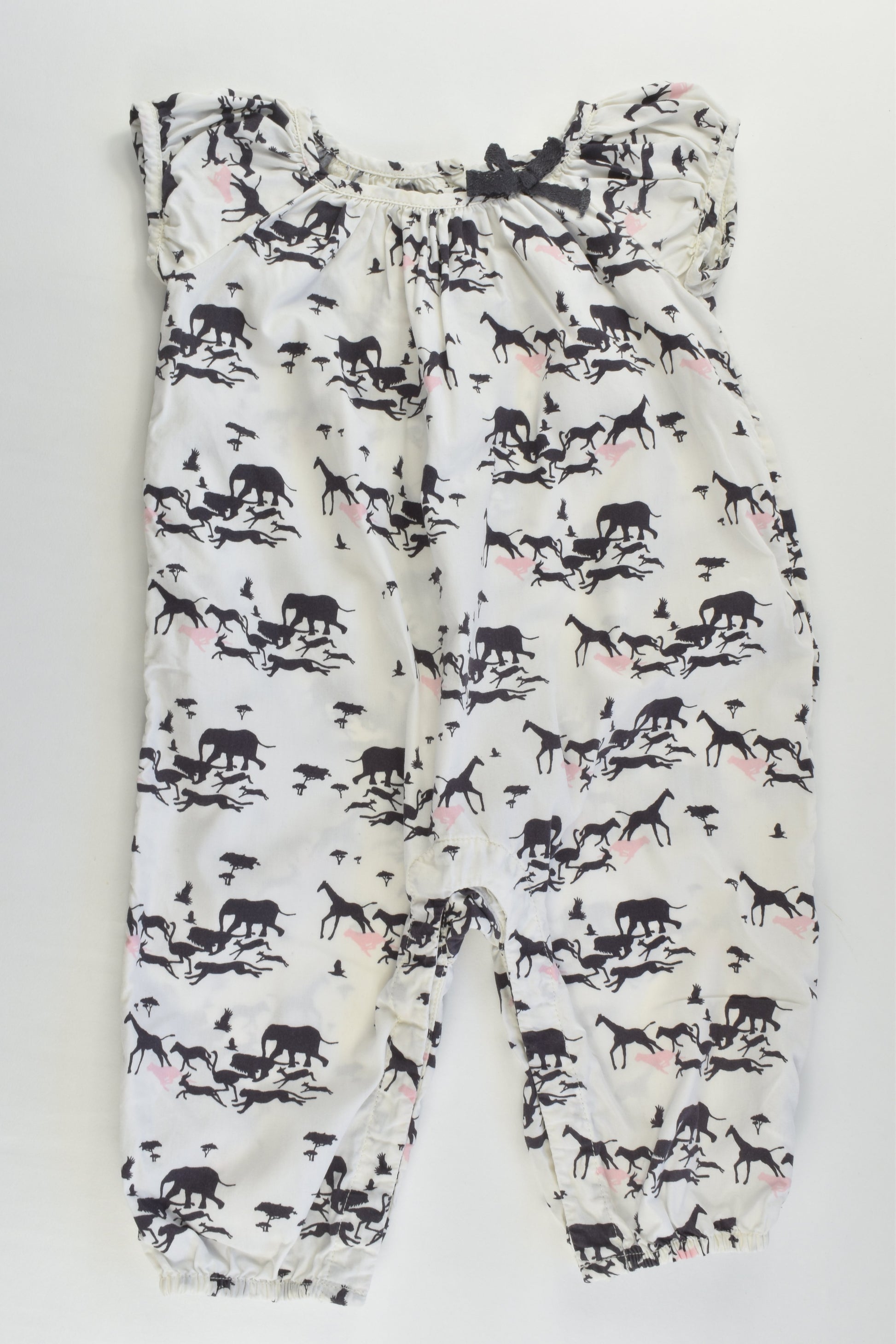Baby Gap Size 0 (6-12 months) Safari Animals Playsuit