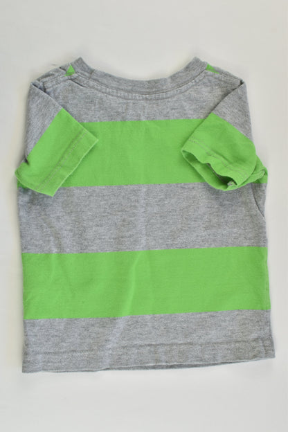 Baby Gap Size 00 (3-6 months) Striped T-shirt