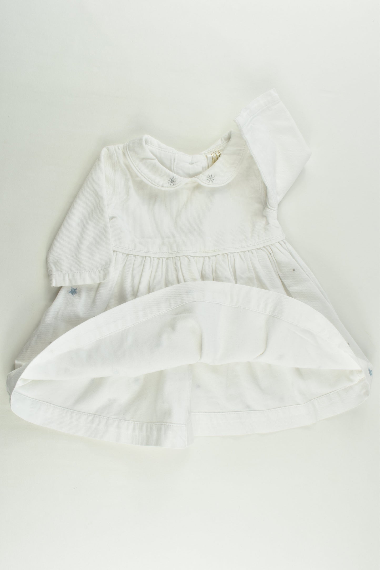Baby Gap Size 000 (Newborn, 3-6 months) Stars Lined Dress