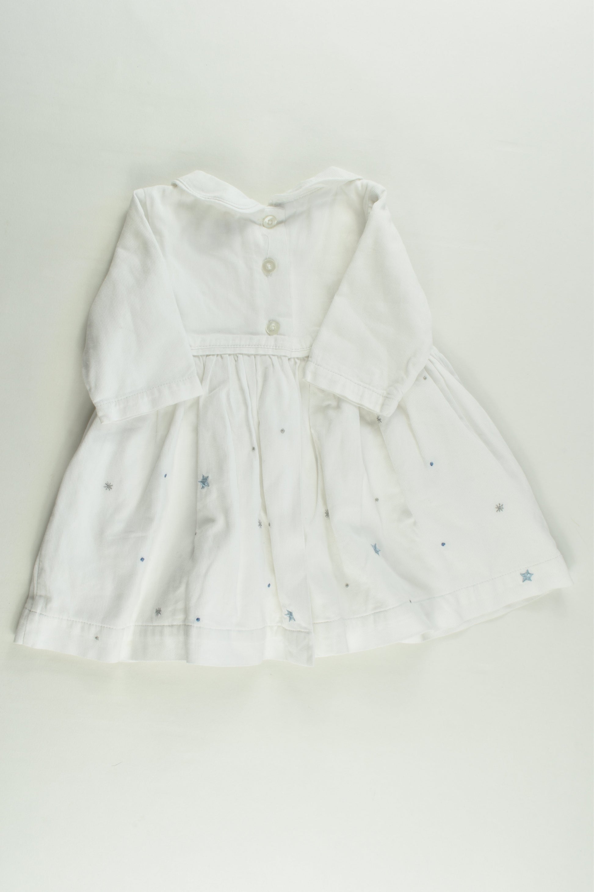 Baby Gap Size 000 (Newborn, 3-6 months) Stars Lined Dress