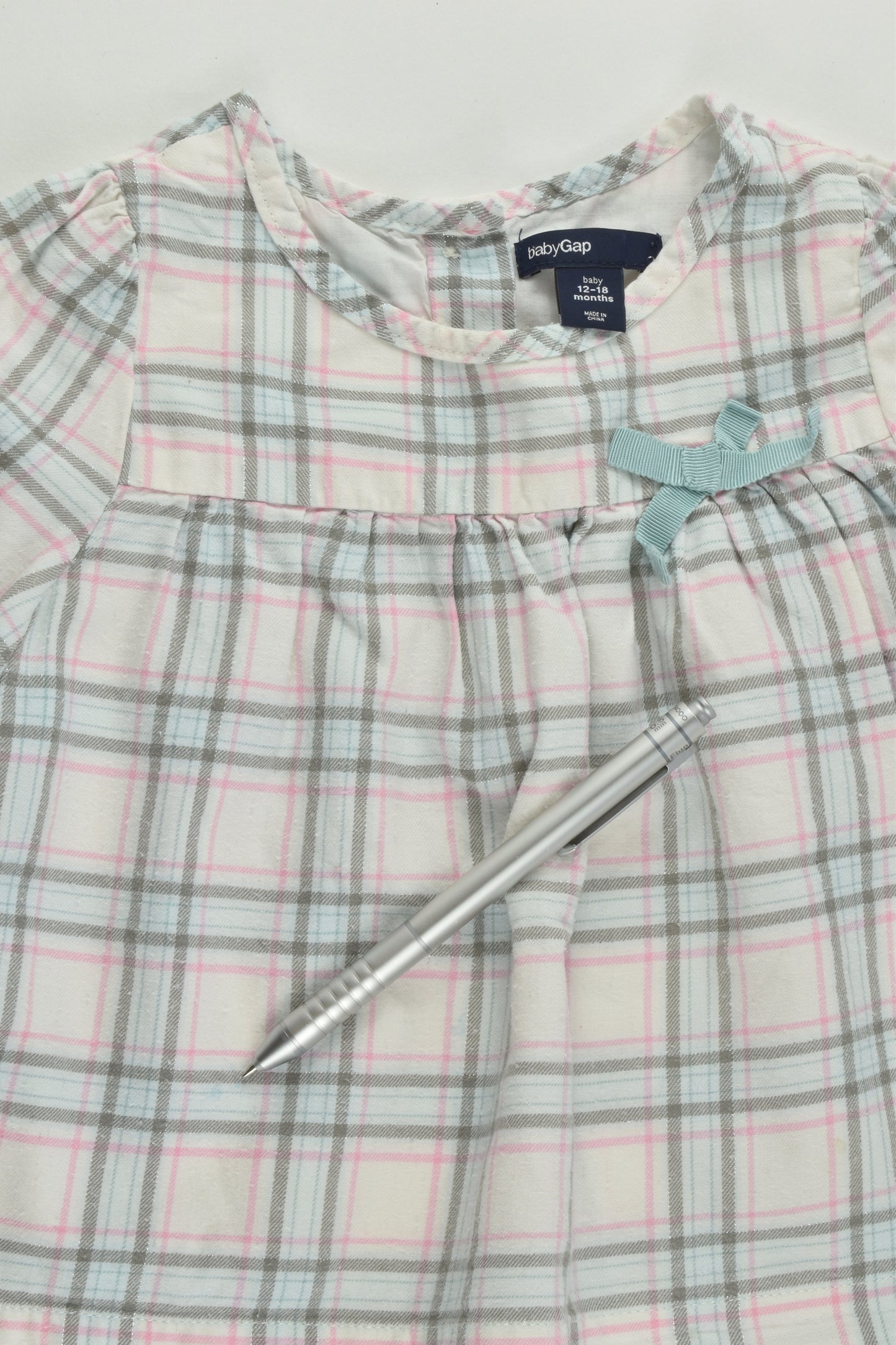 Baby Gap Size 1 (12-18 months) Checked Blouse