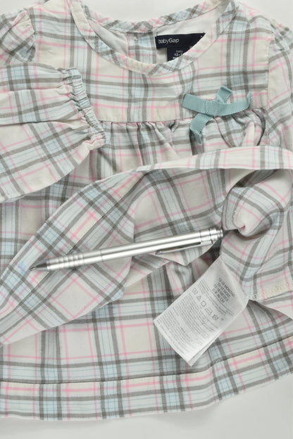 Baby Gap Size 1 (12-18 months) Checked Blouse