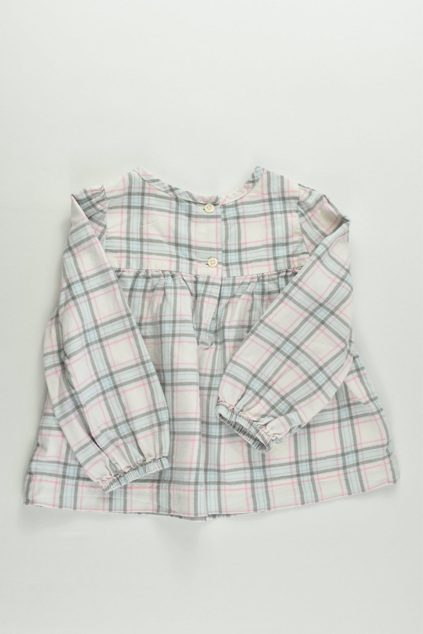 Baby Gap Size 1 (12-18 months) Checked Blouse