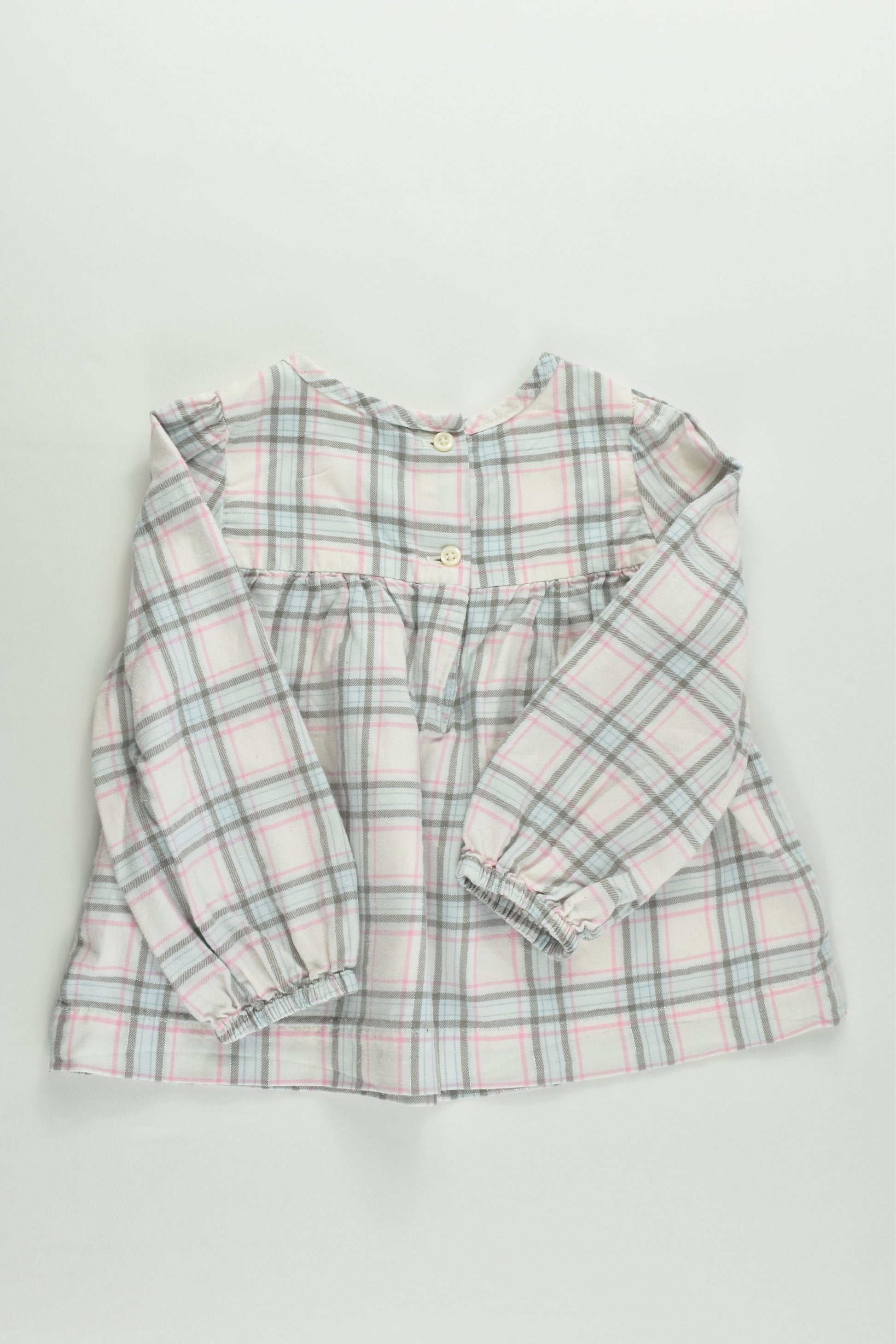 Baby Gap Size 1 (12-18 months) Checked Blouse