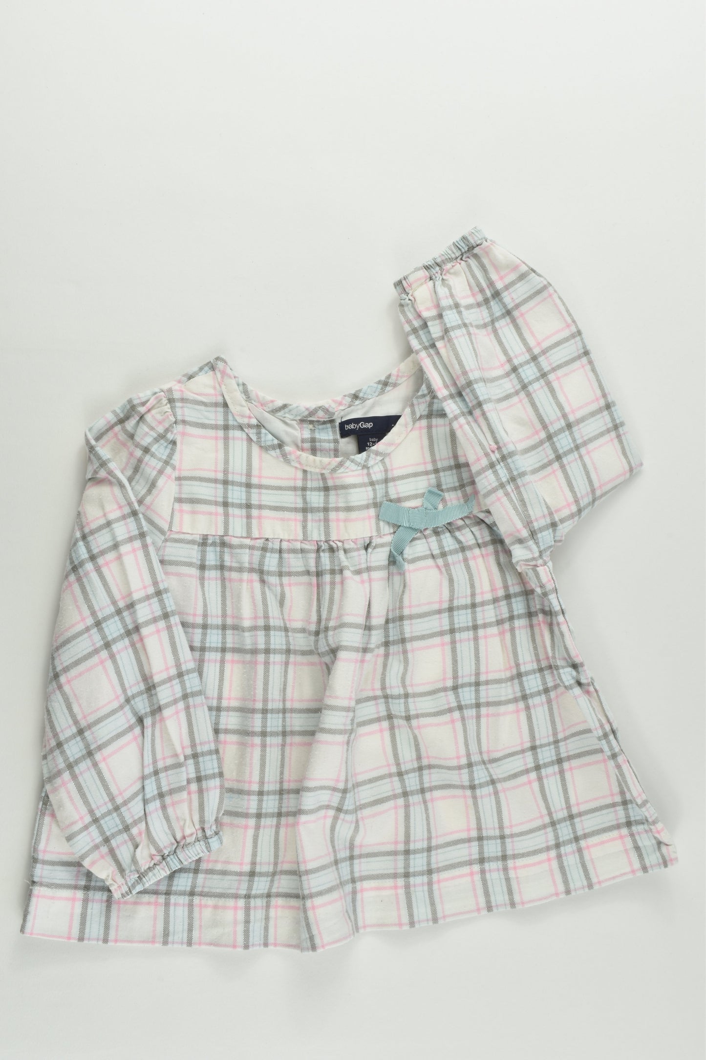 Baby Gap Size 1 (12-18 months) Checked Blouse