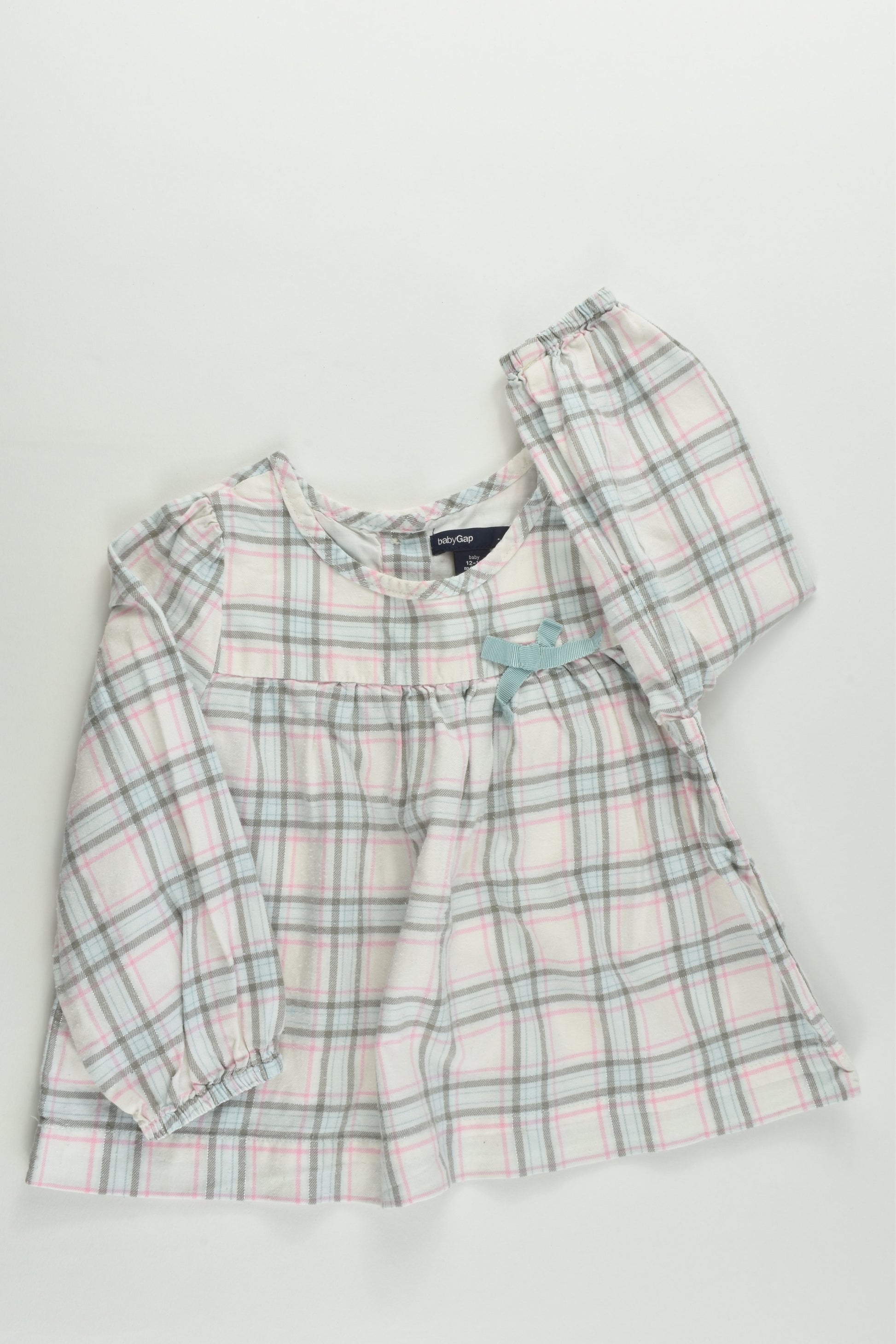 Baby Gap Size 1 (12-18 months) Checked Blouse