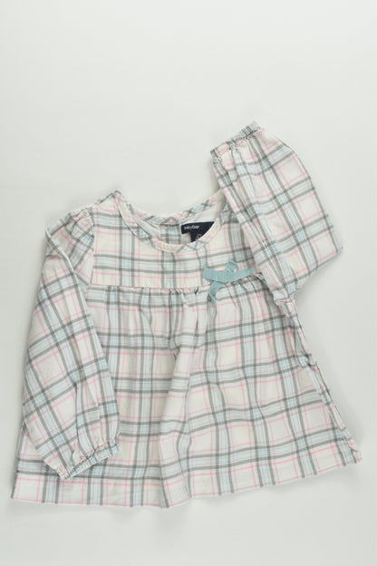 Baby Gap Size 1 (12-18 months) Checked Blouse