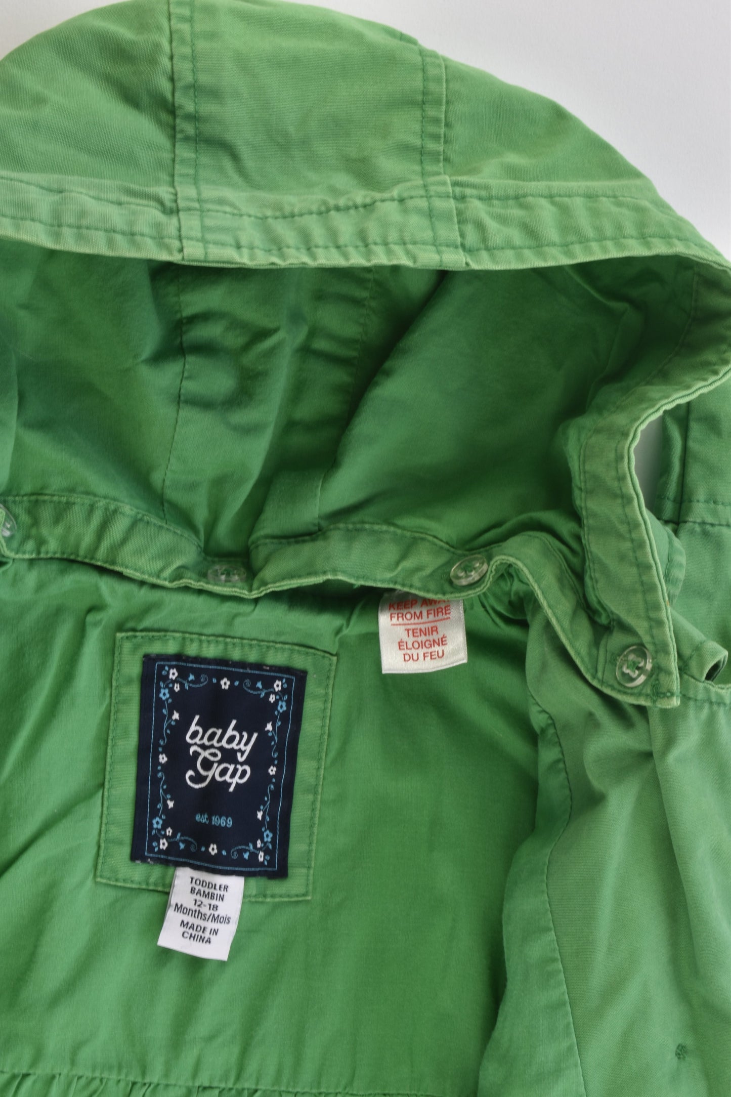 Baby Gap Size 1 (12-18 months) Hooded Jacket