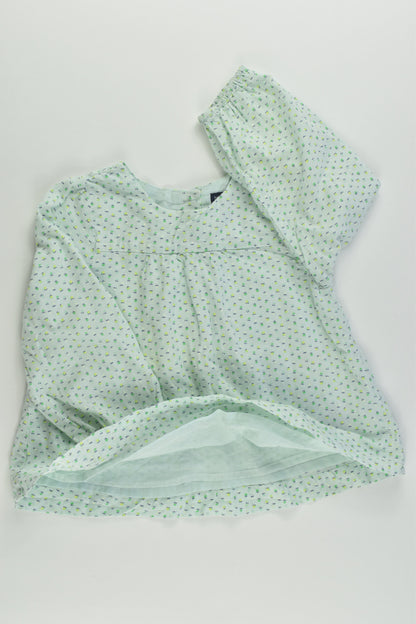 Baby Gap Size 1-2 (18-24 months, 90 cm) Lined Blouse