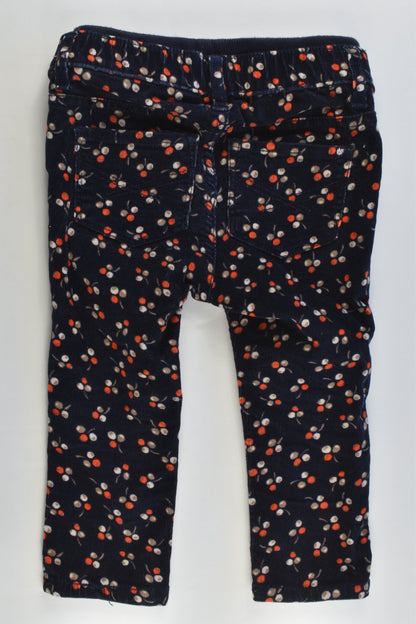Baby Gap Size 18-24 months Berries Stretchy Cord Pants