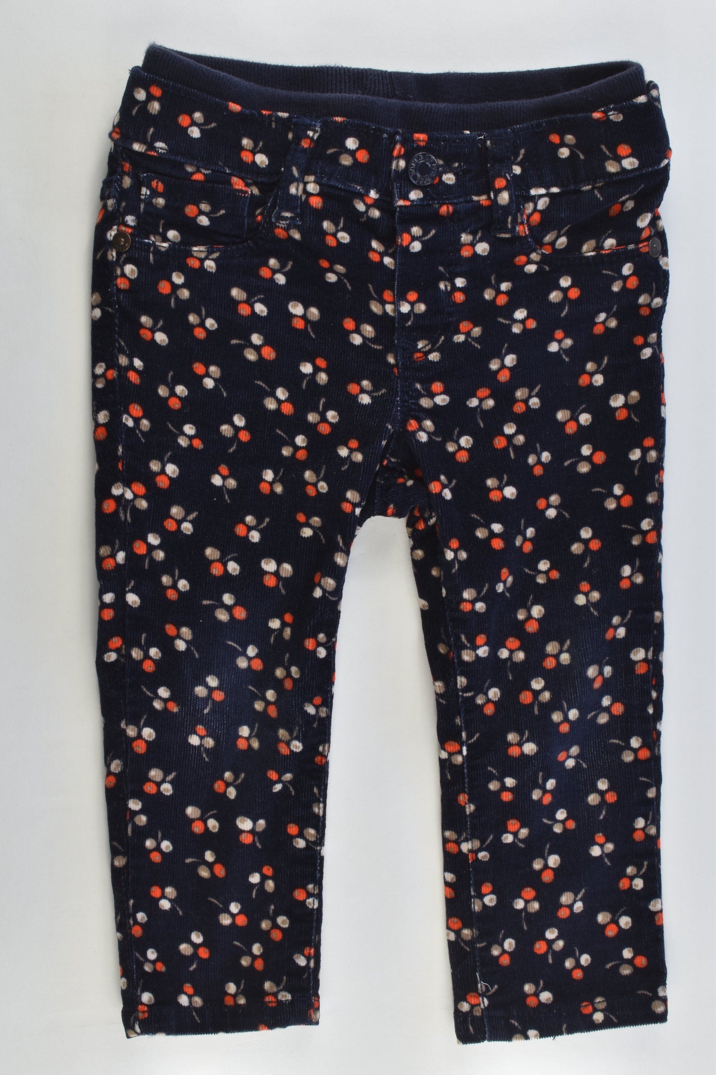Baby Gap Size 18-24 months Berries Stretchy Cord Pants