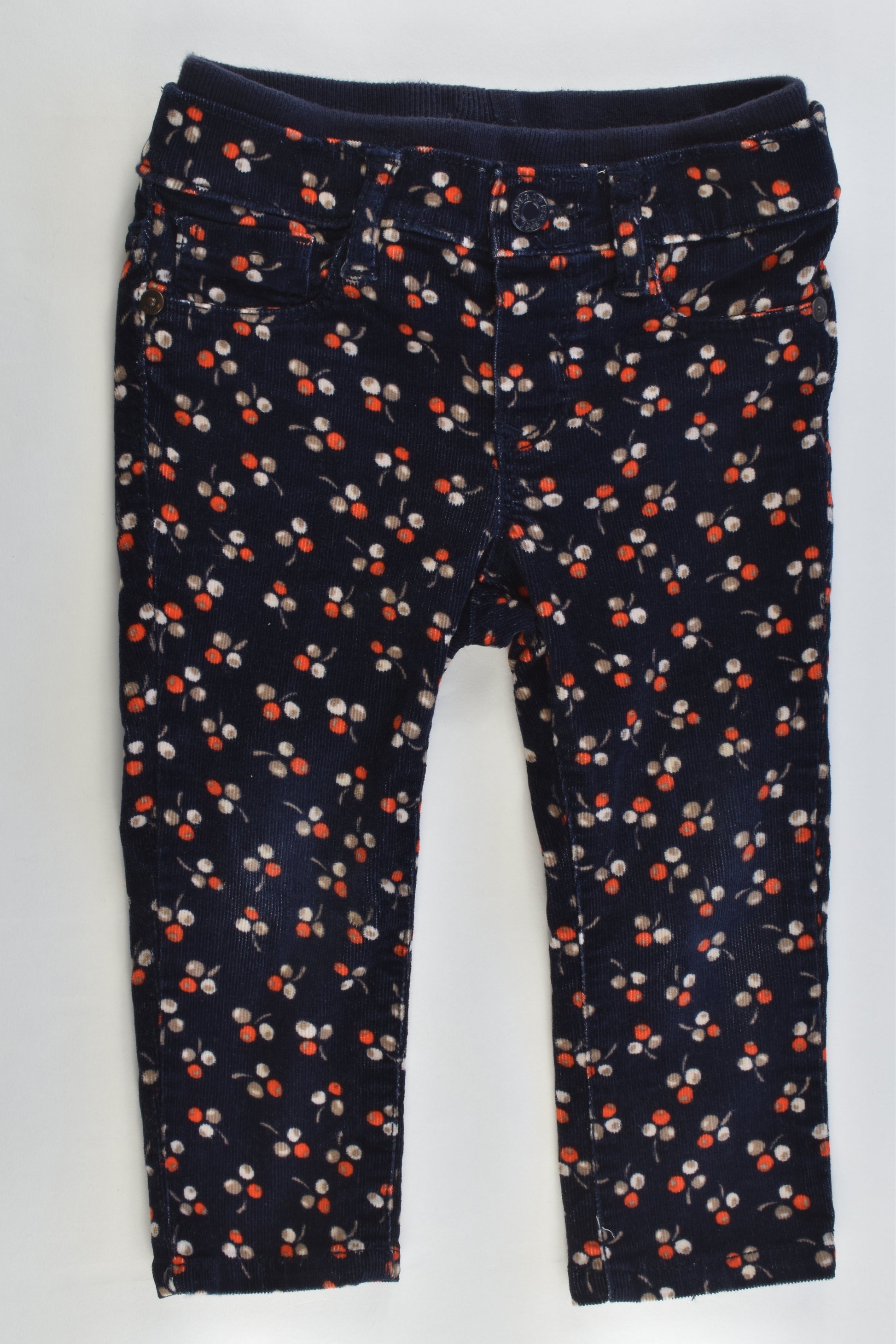 Baby Gap Size 18-24 months Berries Stretchy Cord Pants