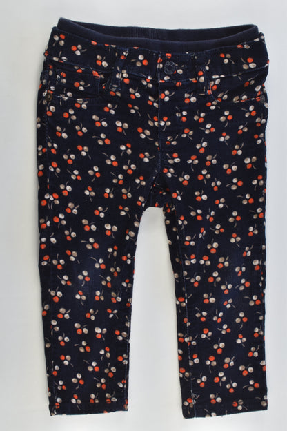 Baby Gap Size 18-24 months Berries Stretchy Cord Pants