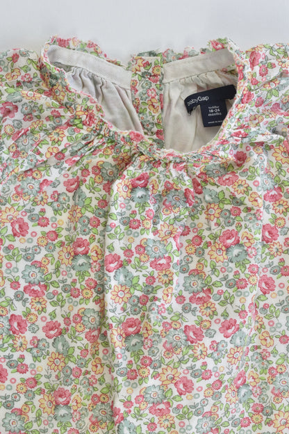 Baby Gap Size 18-24 months Lined Floral Dress