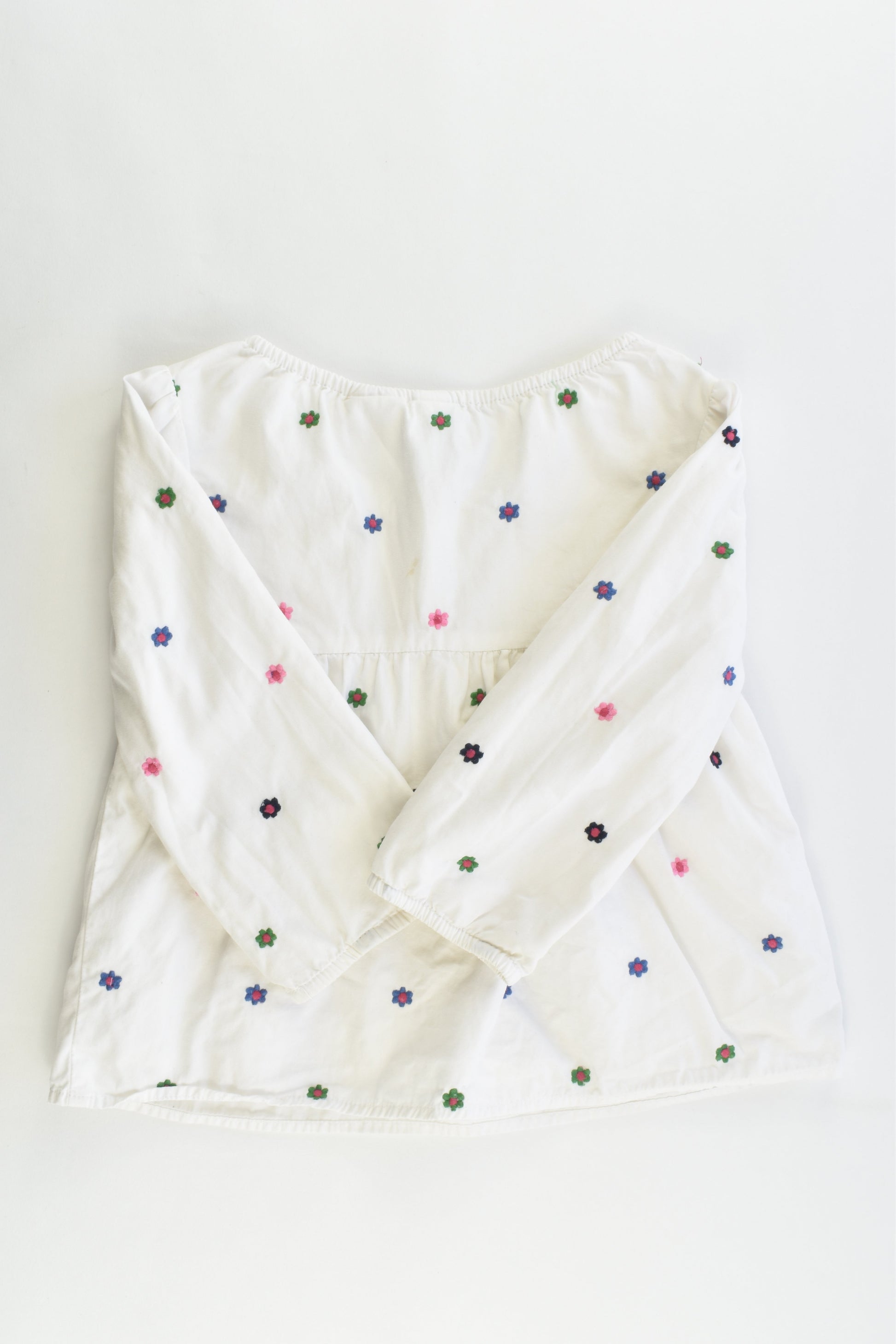Baby Gap Size 18-24 months Lined Floral Shirt
