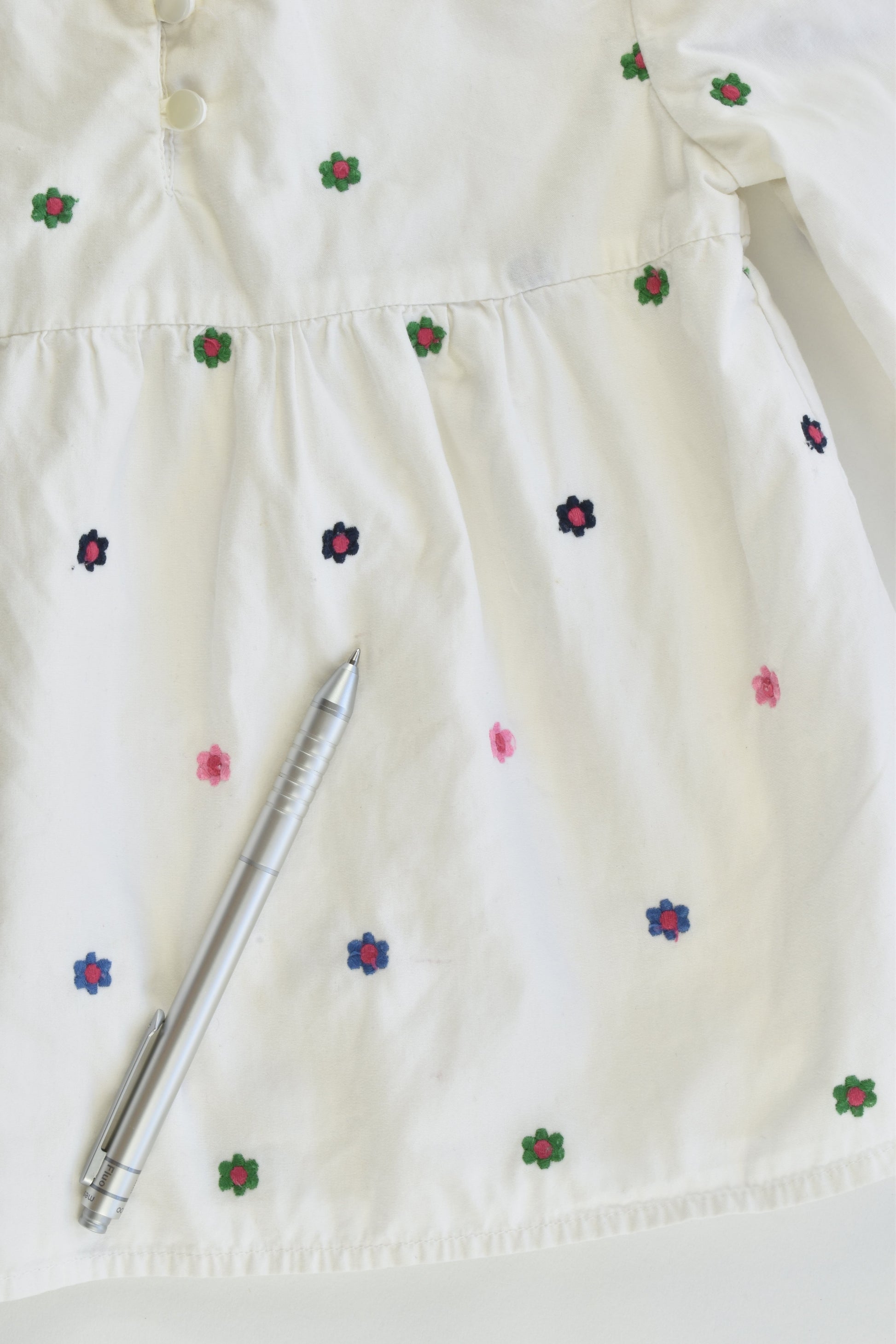 Baby Gap Size 18-24 months Lined Floral Shirt