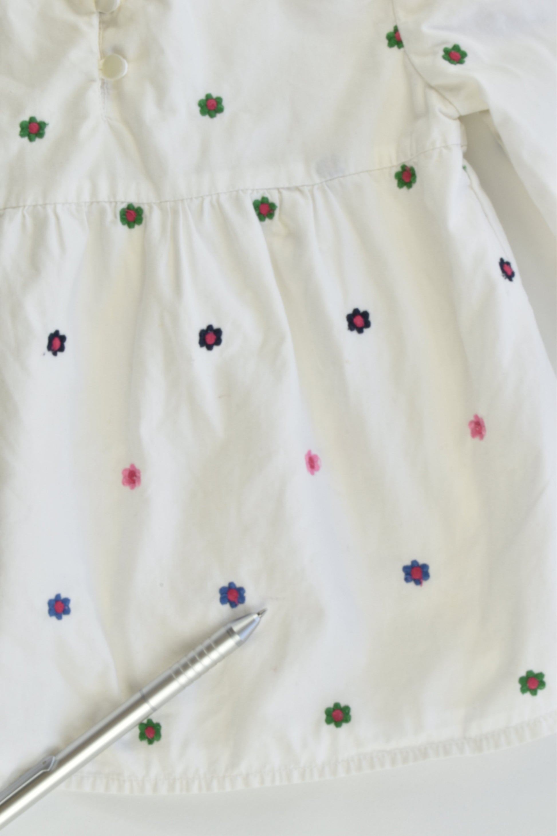 Baby Gap Size 18-24 months Lined Floral Shirt