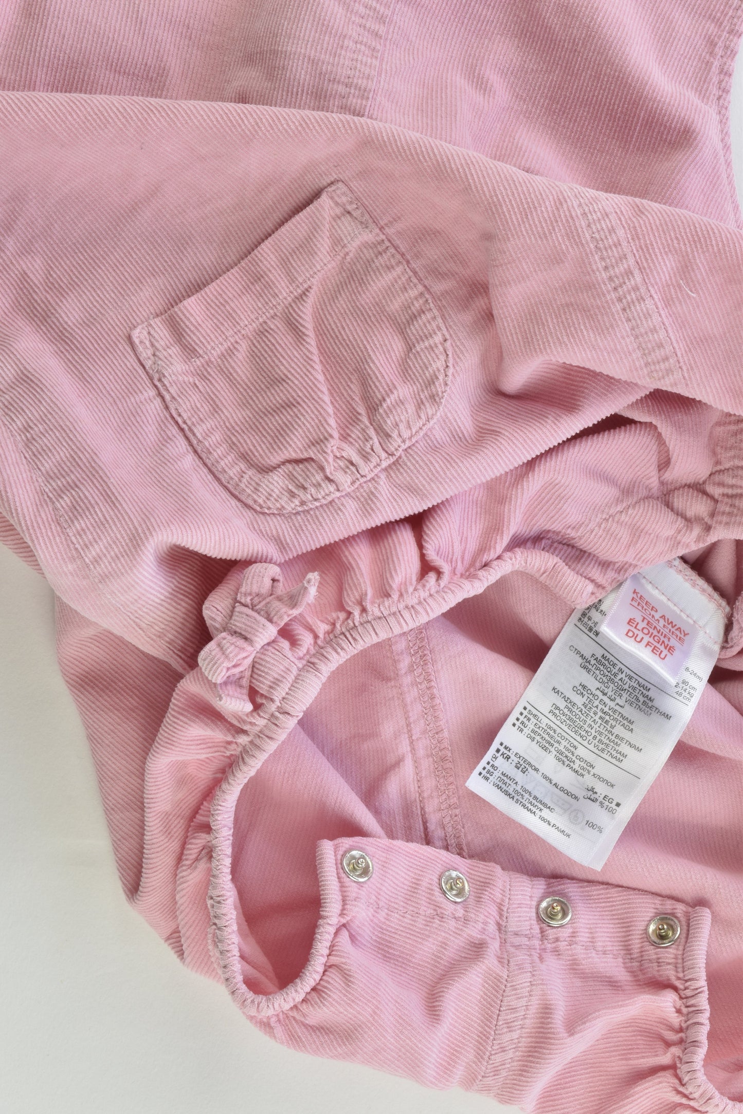 Baby Gap Size 18-24 months Soft Cord Short Overalls