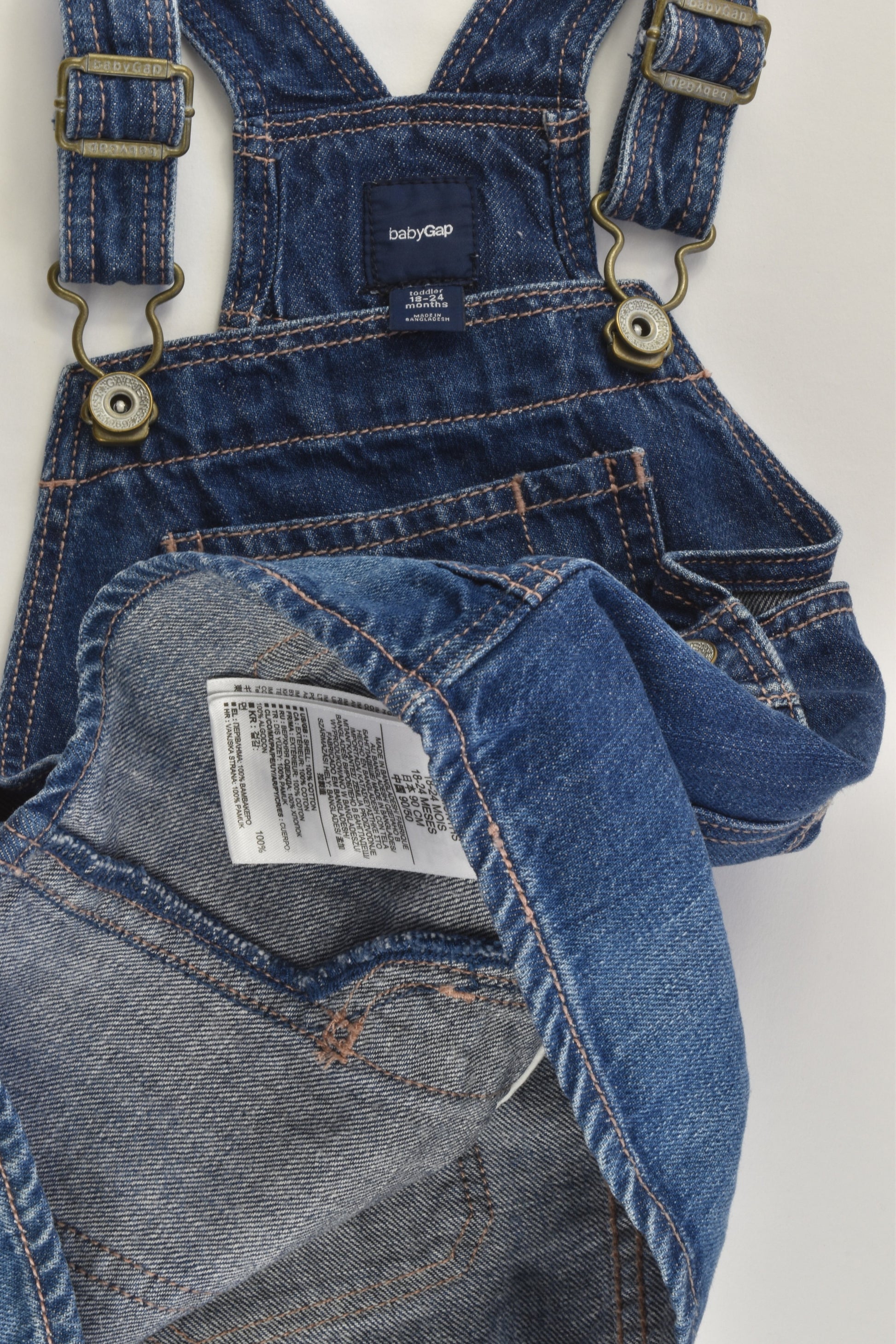 Baby Gap Size 2 (18-24 months) Denim Dress