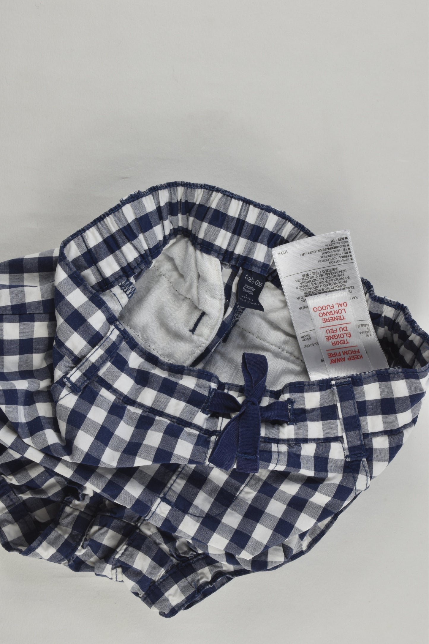 Baby Gap Size 2 Checked Shorts