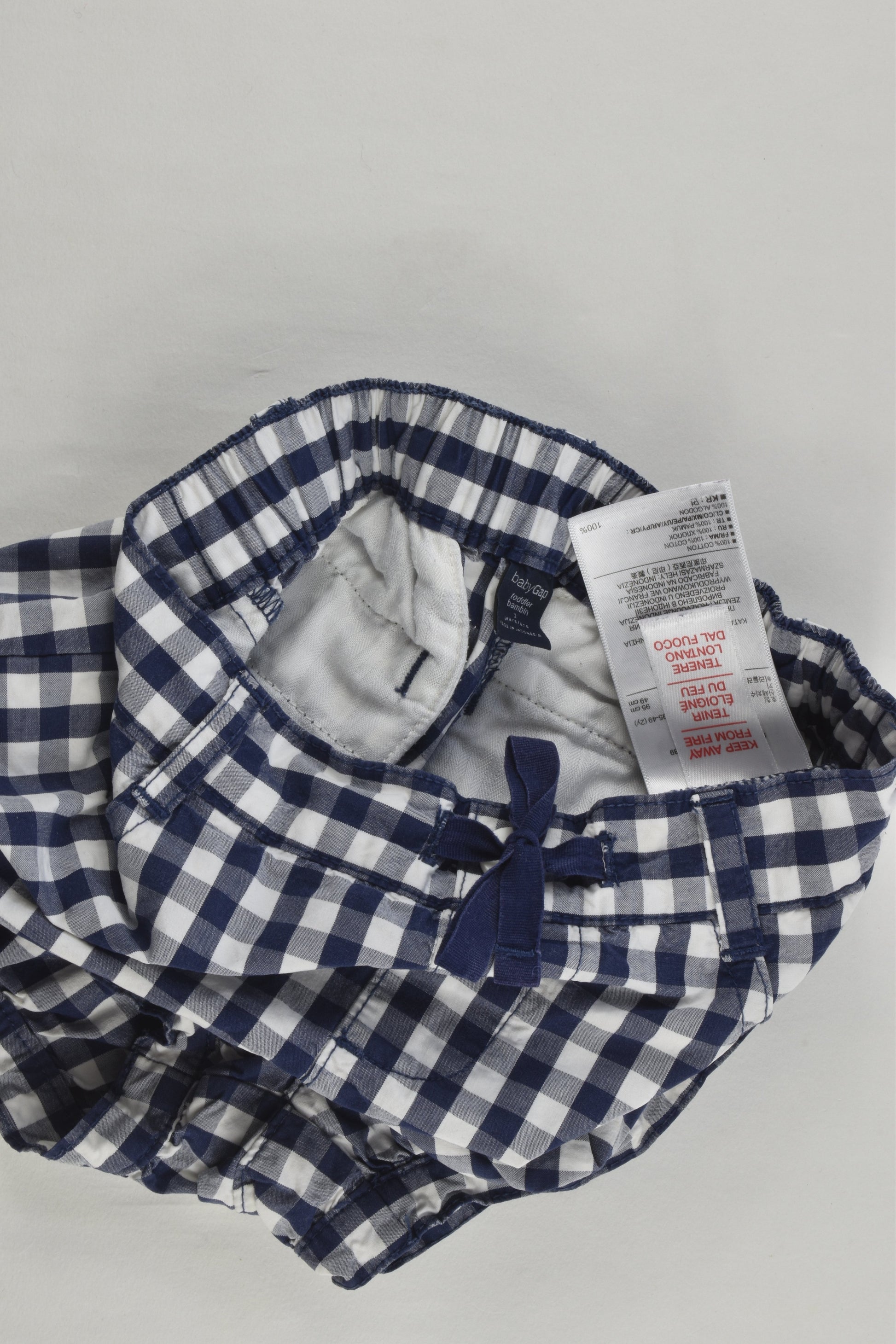 Baby Gap Size 2 Checked Shorts