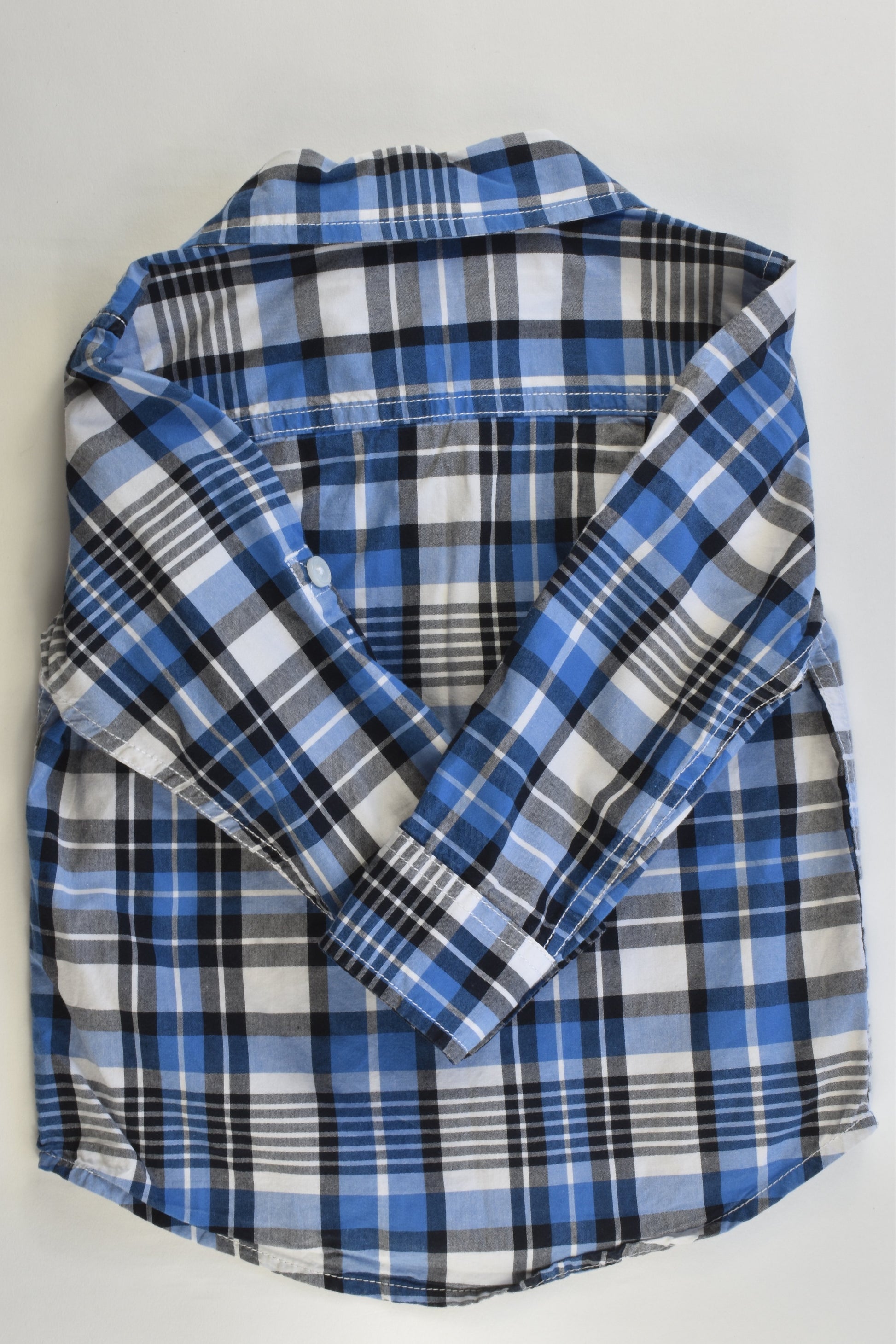 Baby Gap Size 2 Collared Checked Shirt