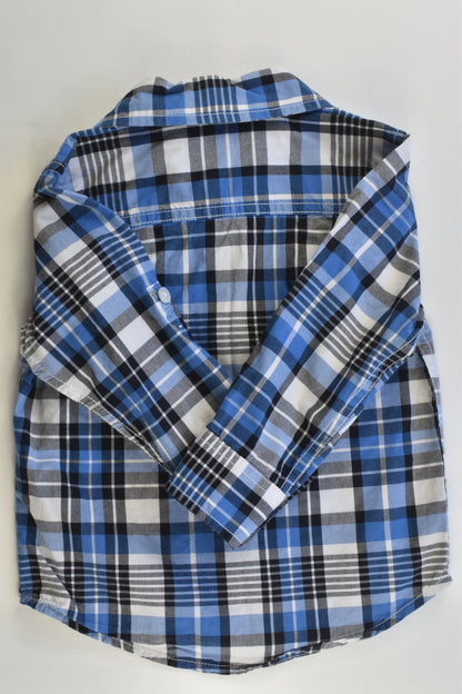 Baby Gap Size 2 Collared Checked Shirt