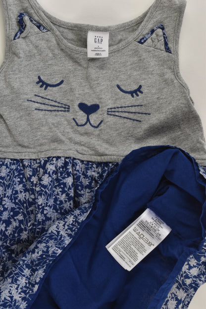 Baby Gap Size 2 Lined Cat Dress
