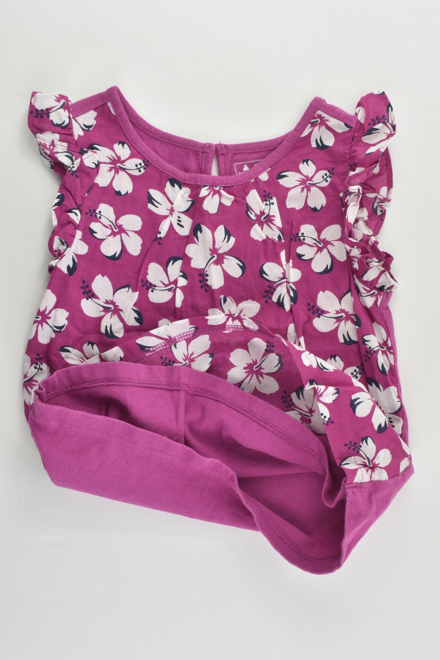 Baby Gap size 2 Lined Floral Blouse