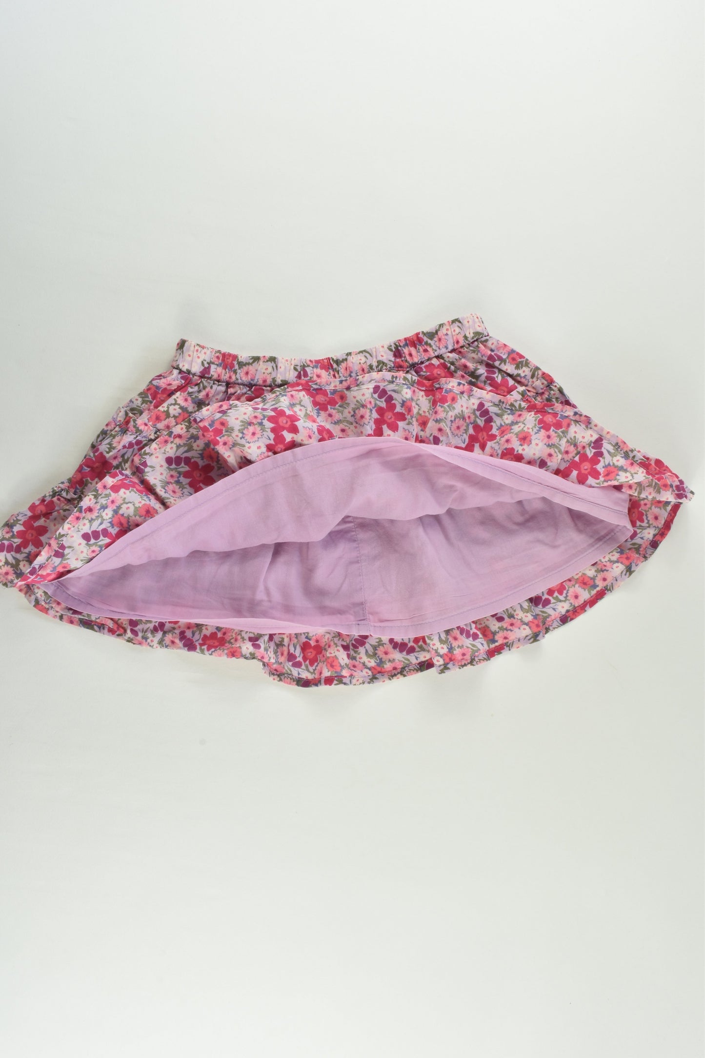 Baby Gap Size 2 Lined Floral Skirt