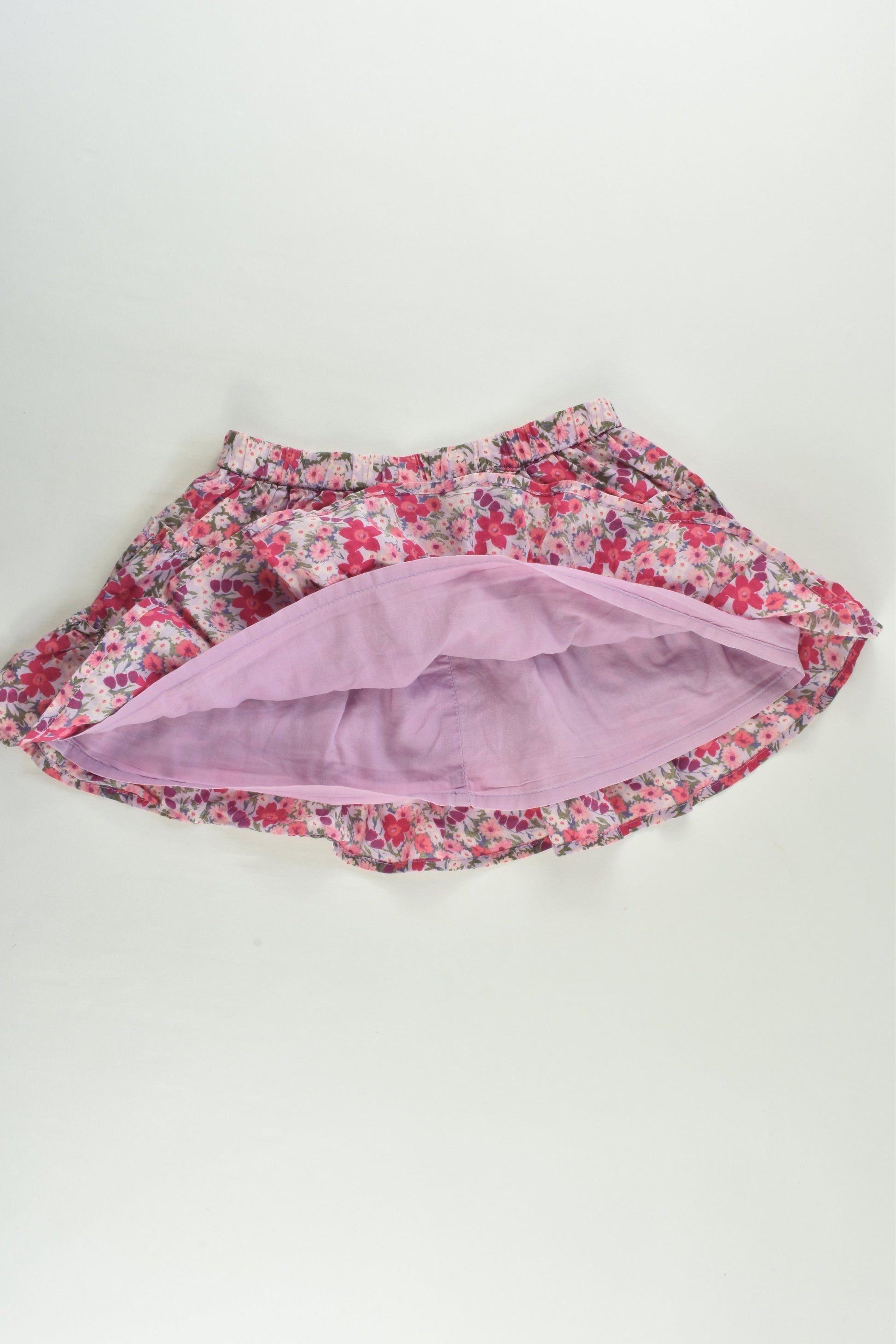 Baby Gap Size 2 Lined Floral Skirt