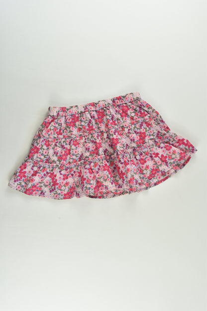 Baby Gap Size 2 Lined Floral Skirt