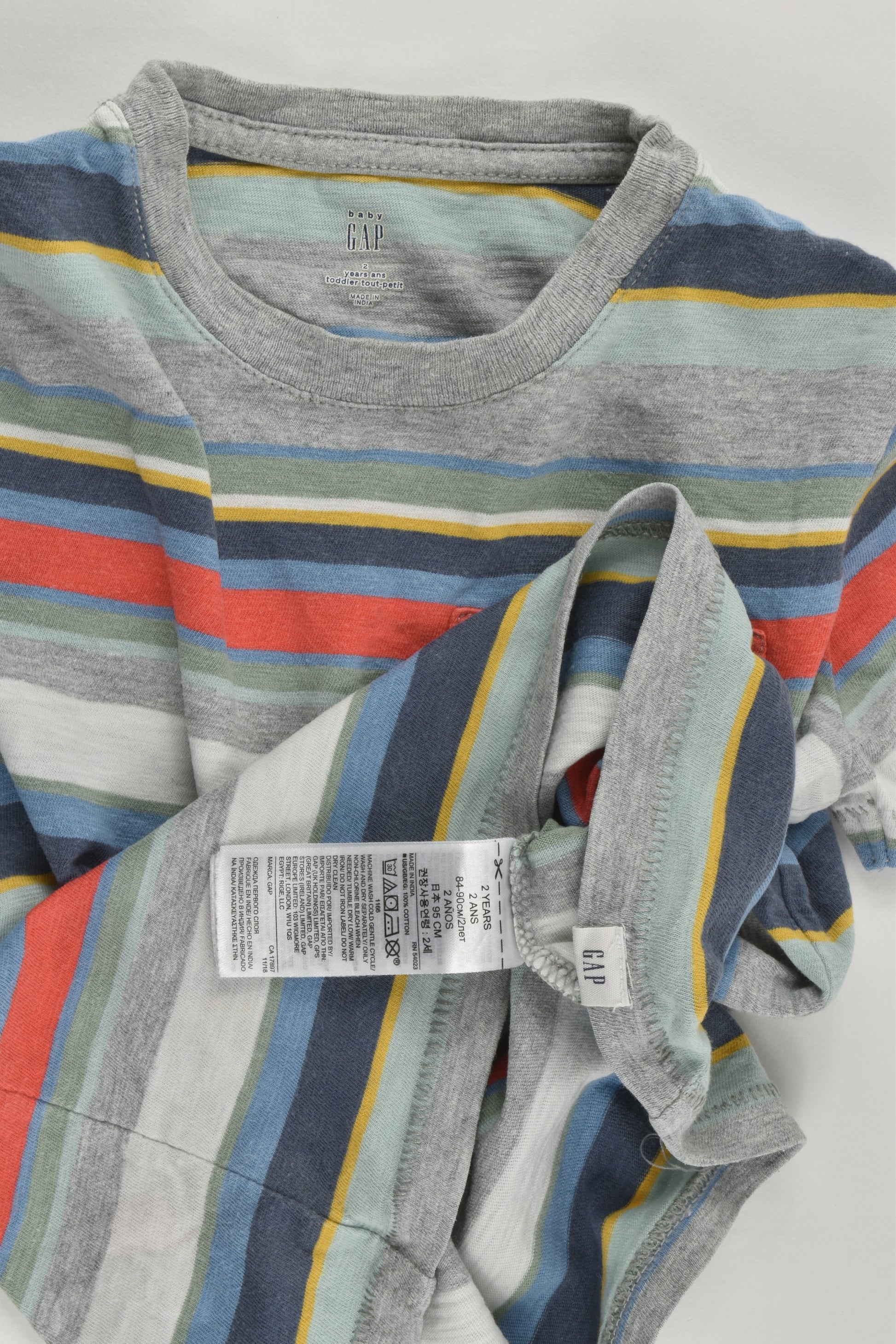 Baby Gap Size 2 Striped T-shirt