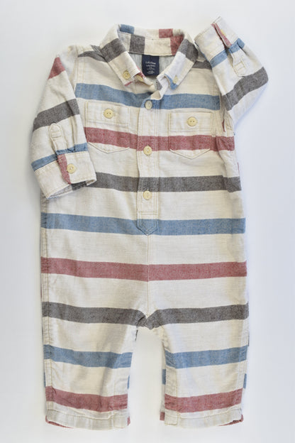 Baby Gap Size 3-6 months (00) Striped Lined Playsuit