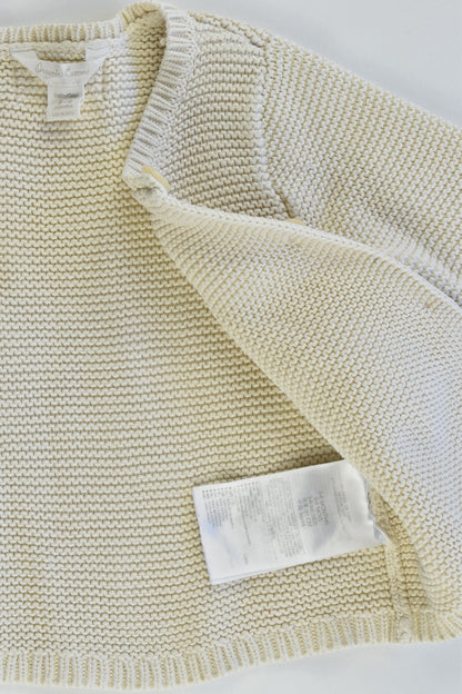Baby Gap Size 3-6 months (Generous) Organic Cotton Knitted Cardigan