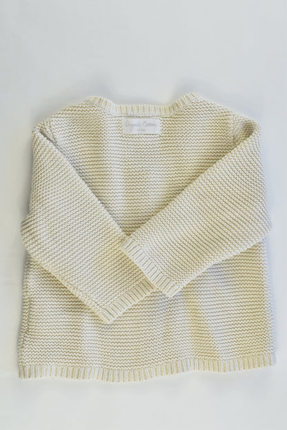Baby Gap Size 3-6 months (Generous) Organic Cotton Knitted Cardigan