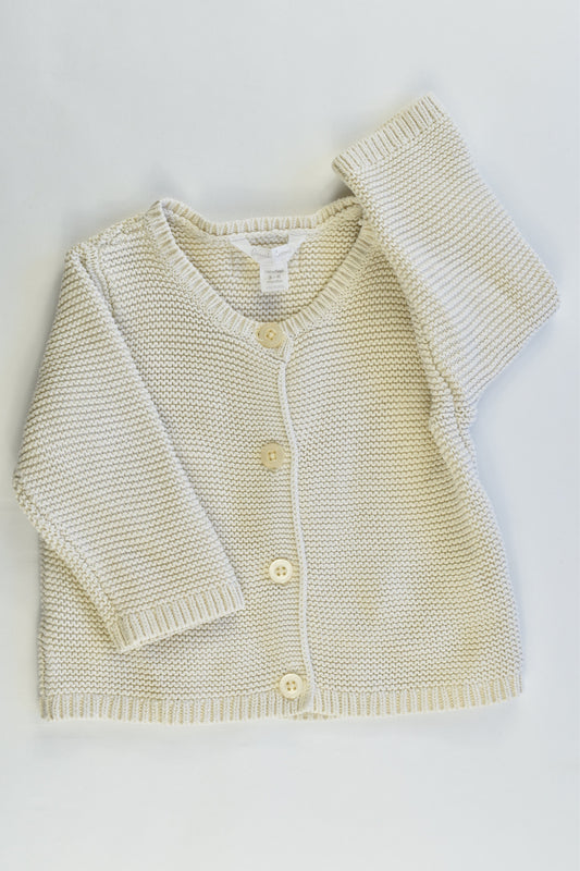 Baby Gap Size 3-6 months (Generous) Organic Cotton Knitted Cardigan