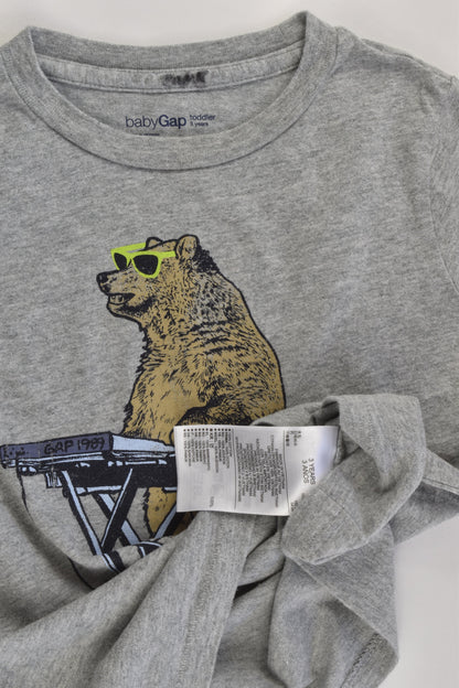 Baby Gap Size 3 Bear T-shirt