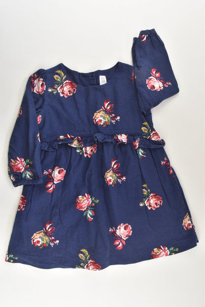 Baby Gap Size 3 Lined Roses Dress
