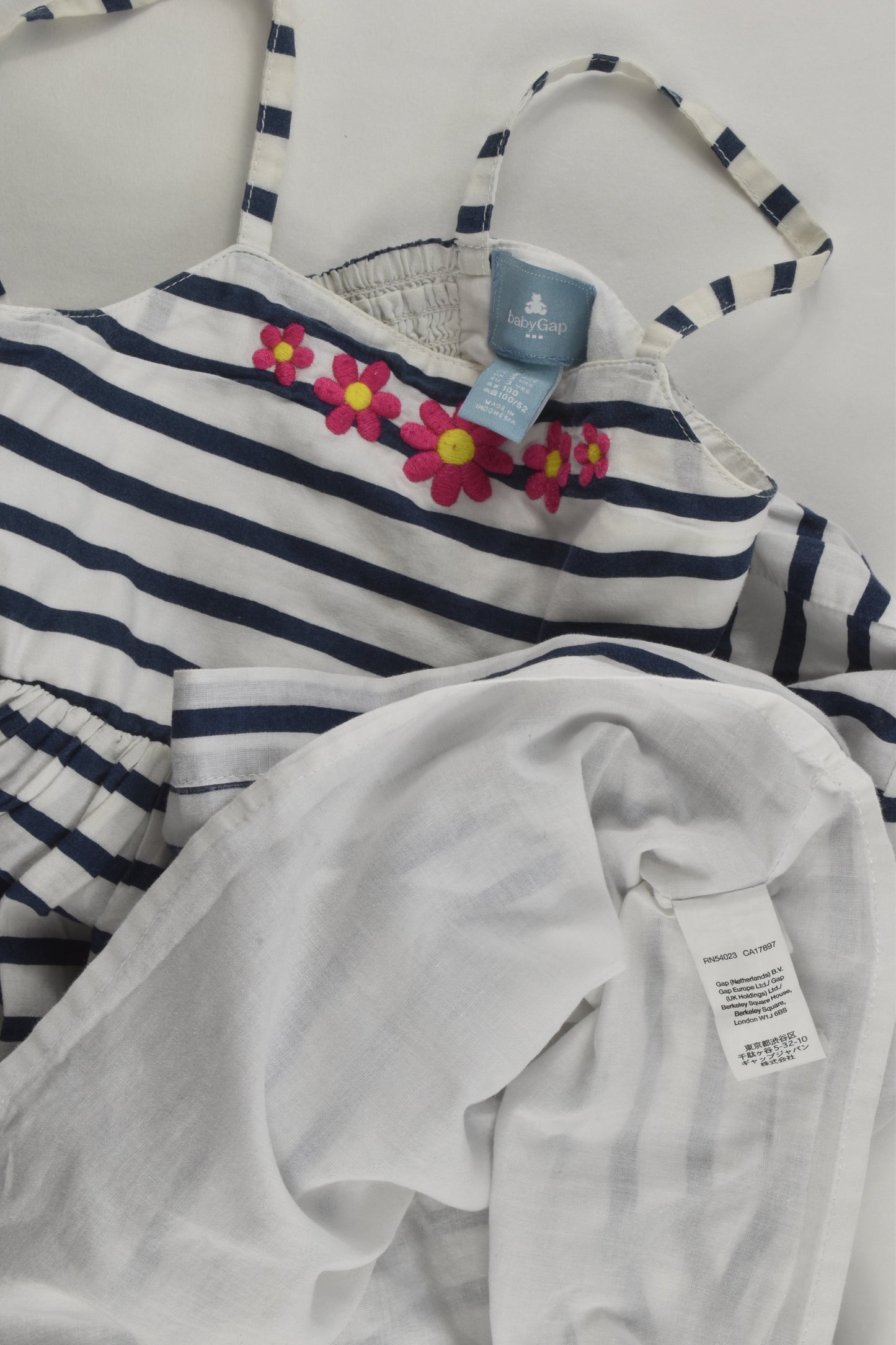 Baby Gap Size 3 Lined Striped Dress