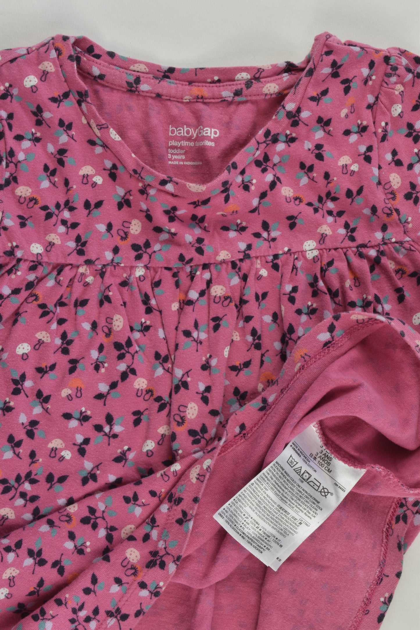Baby Gap Size 3 Mushrooms and Branches Tunic
