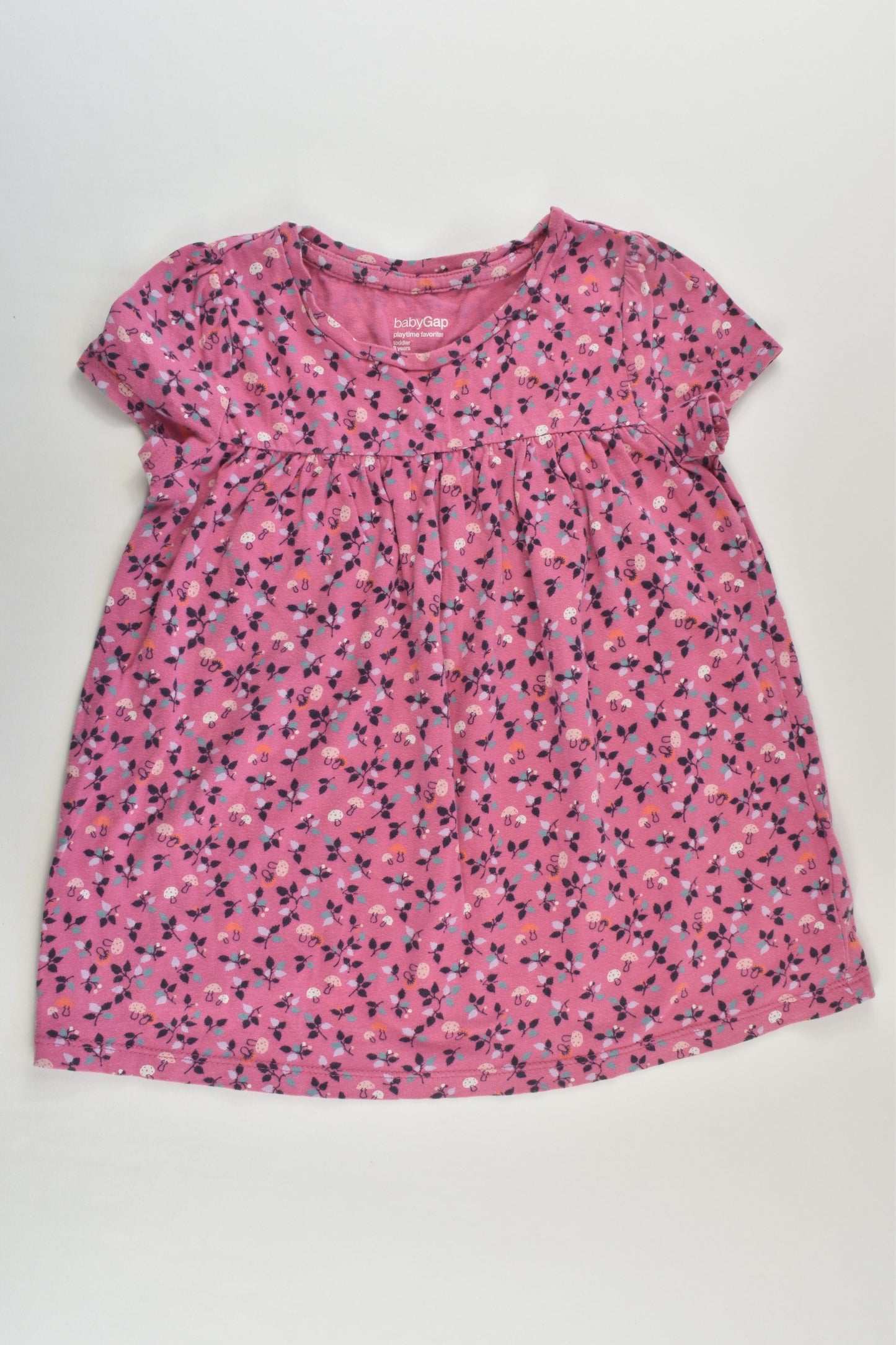 Baby Gap Size 3 Mushrooms and Branches Tunic