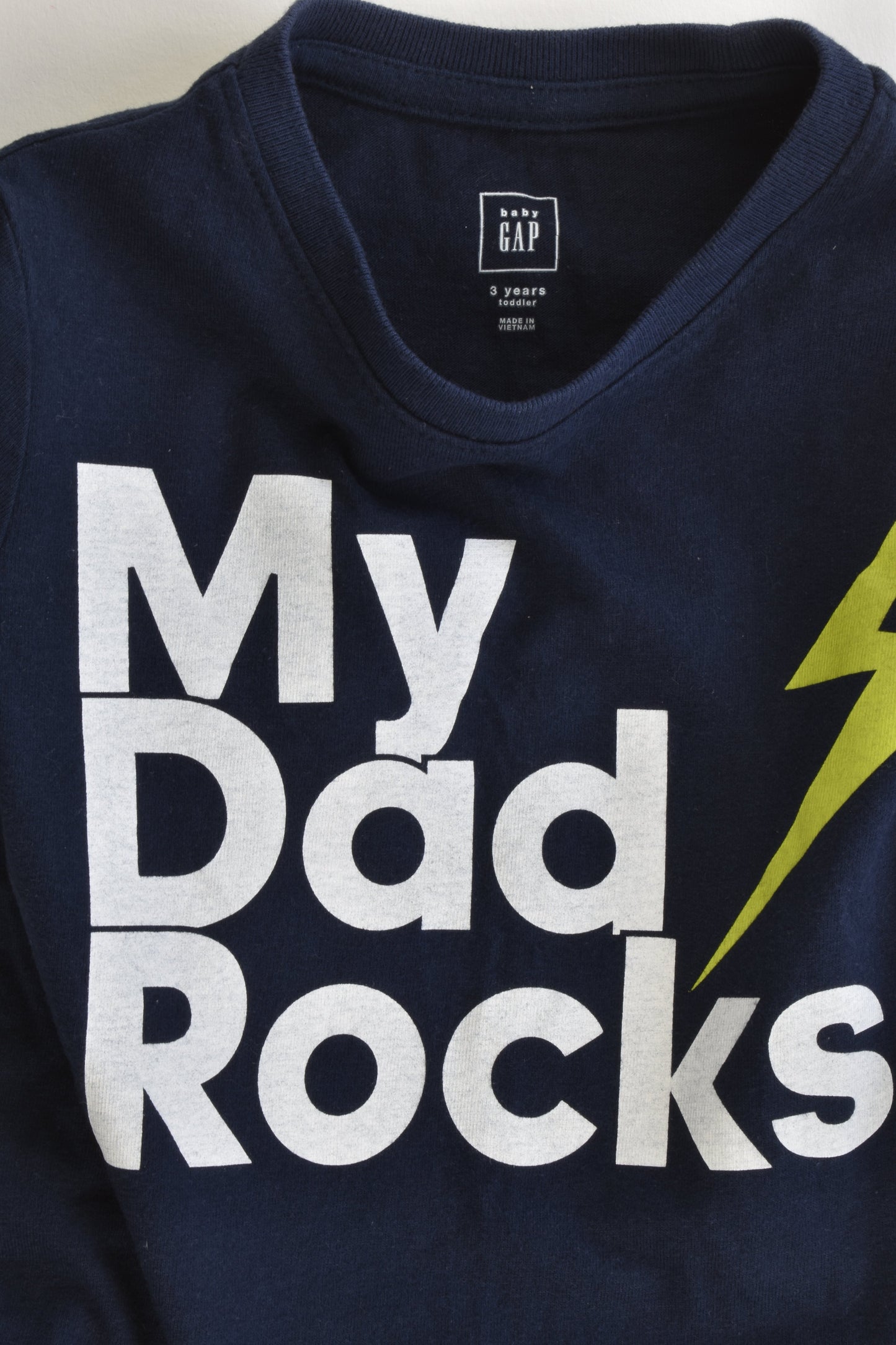Baby Gap Size 3 "My Dad Rocks" T-shirt