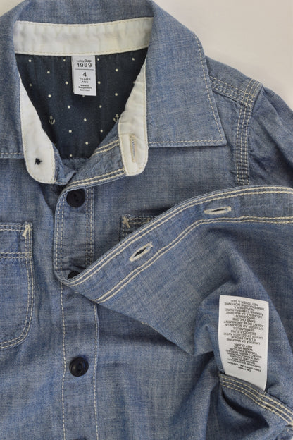 Baby Gap Size 4 Denim Shirt
