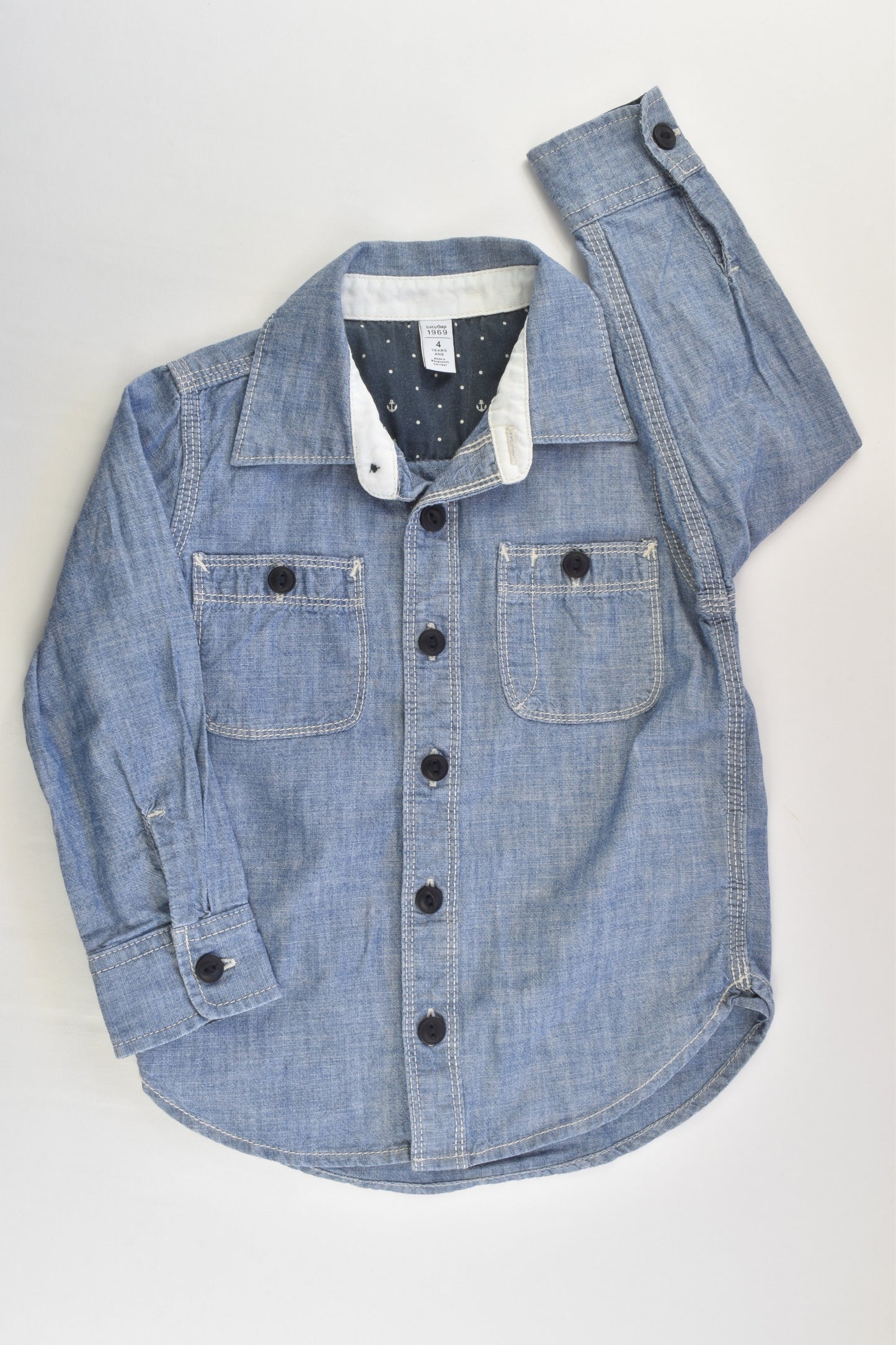 Baby Gap Size 4 Denim Shirt