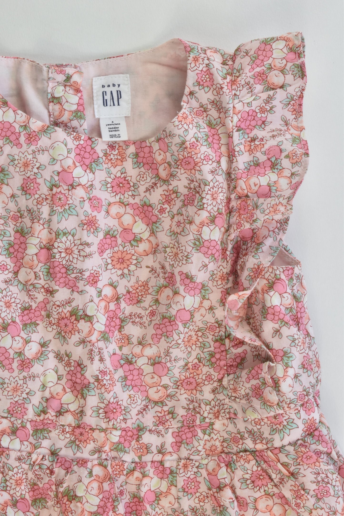 Baby Gap Size 4 Liberty Print Lined Dress