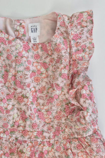 Baby Gap Size 4 Liberty Print Lined Dress
